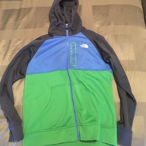 The North Face Large Navy Blue Green Jacket